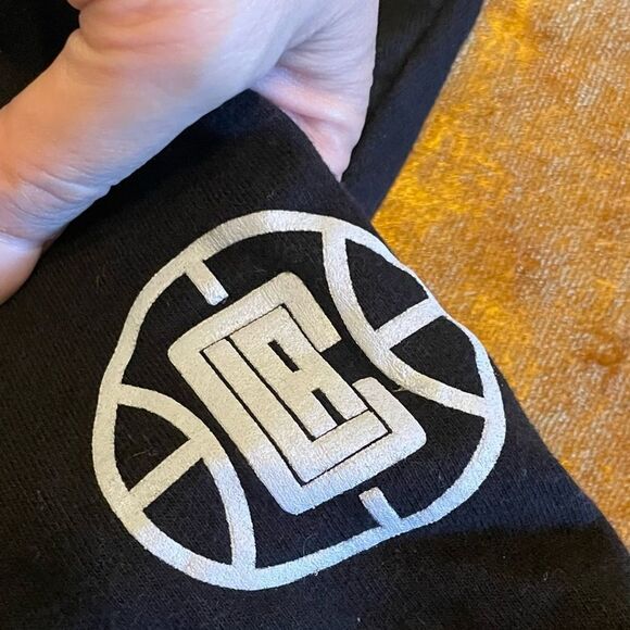 Los Angeles Clippers Graphic XL Black Pullover Hoodie Hooded Sweatshirt - Picture 2 of 3